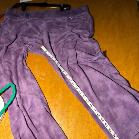 Weekends By Chicos Tie Dye Lounge Pants Purple Size 3 - Picture 3 of 8